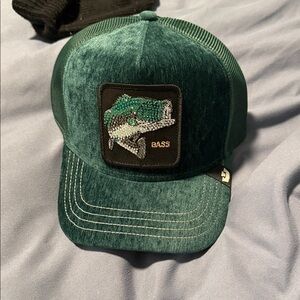 Green Bass Fishing Cap goorin bros